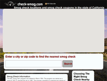 Tablet Screenshot of check-smog.com